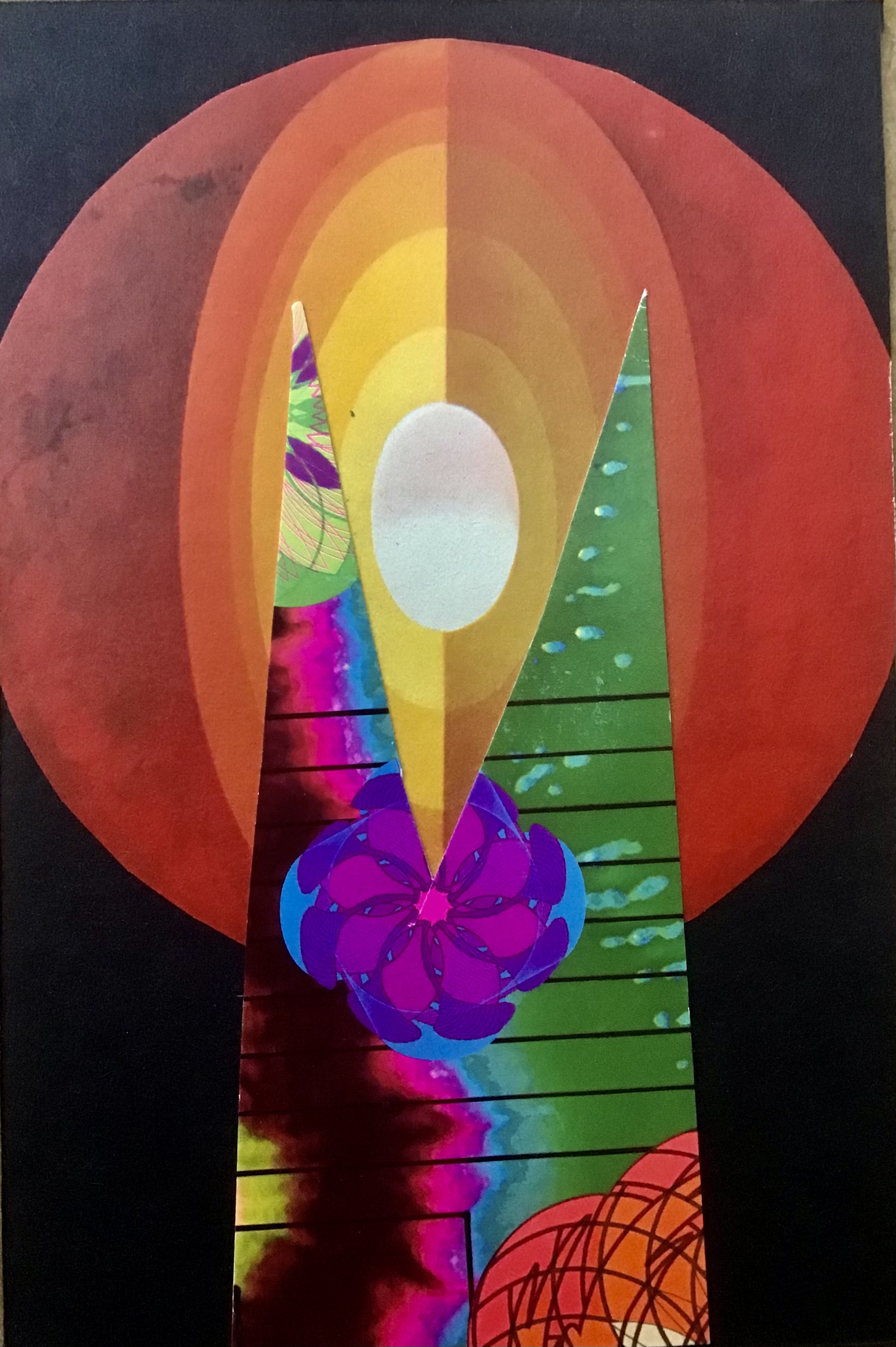Series of abstract analog collages (10x15cm) | henkhannemann
